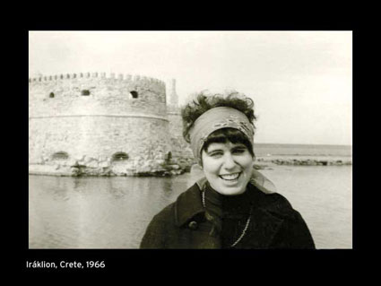 Andrea Dworkin in Crete, 1966